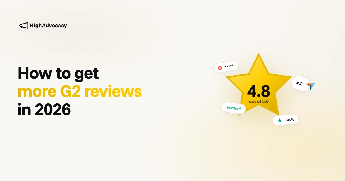 Guide to getting more G2 reviews for B2B SaaS