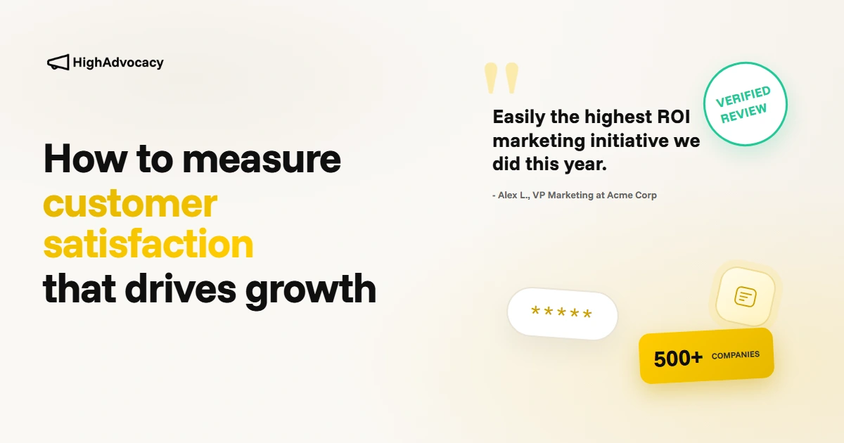 How to measure customer satisfaction metrics for B2B SaaS