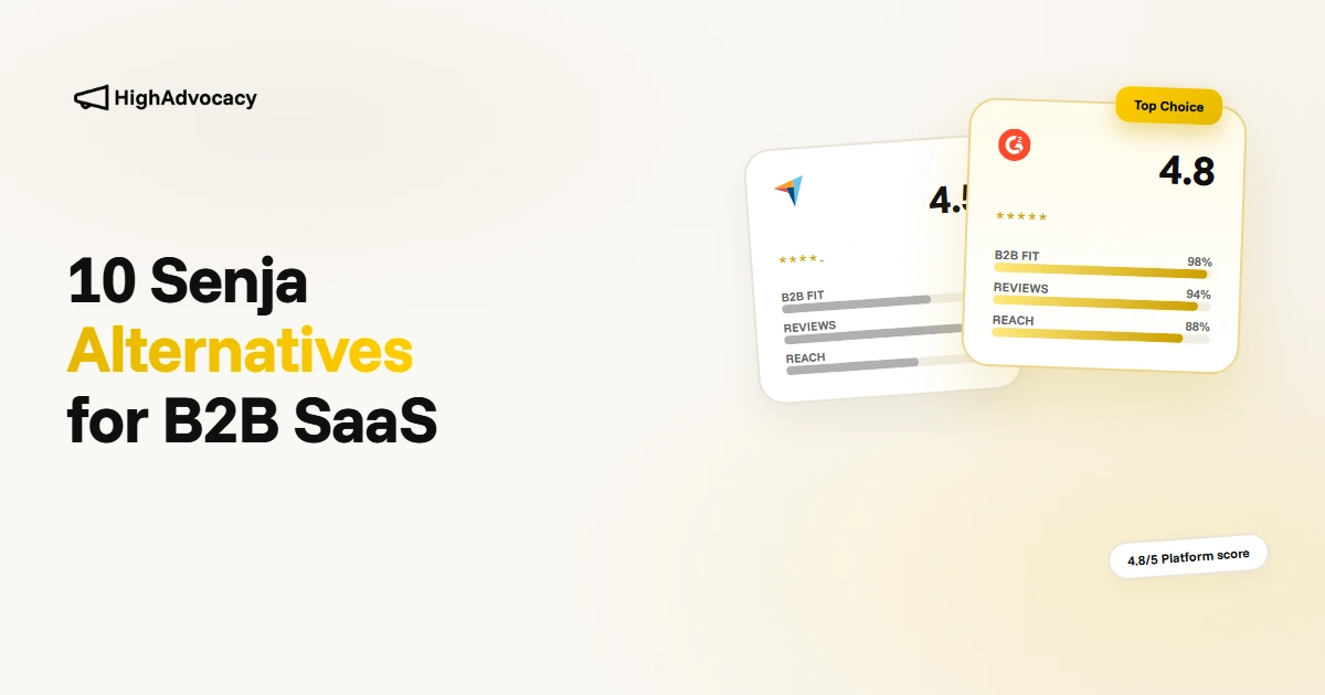 Comparison of Senja alternatives for B2B SaaS testimonial and proof collection in 2026