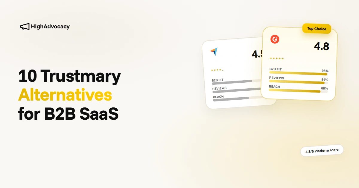 Comparison of Trustmary alternatives for B2B SaaS testimonial and customer proof in 2026